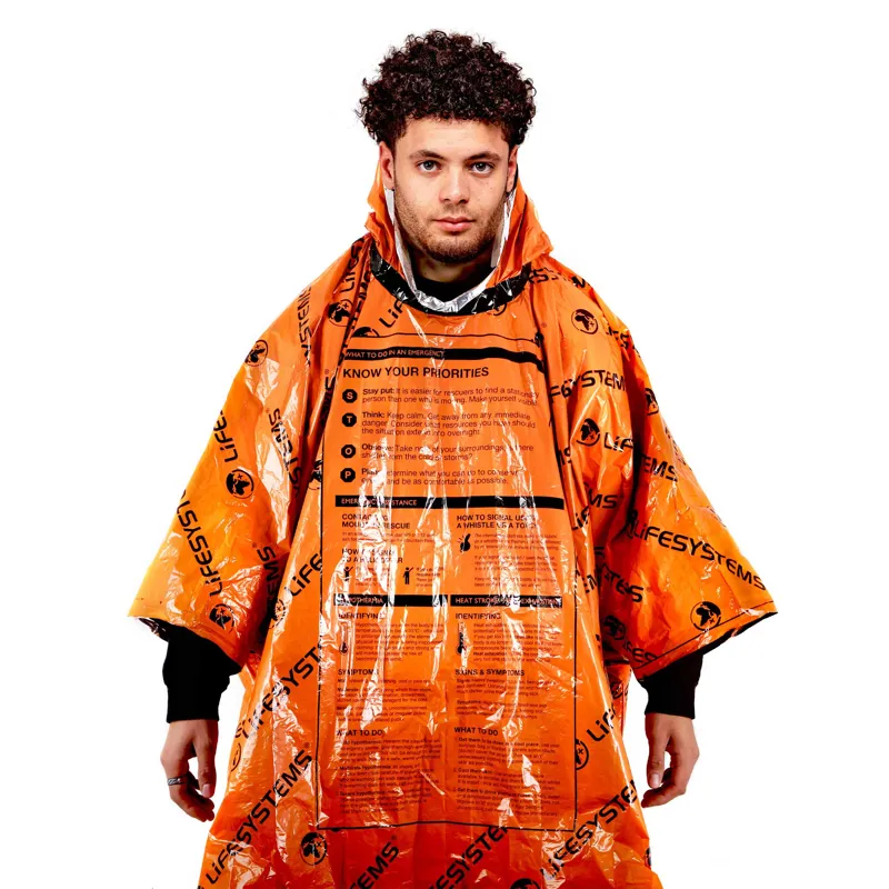 Lifesystems Heatshield Poncho in Orange-1