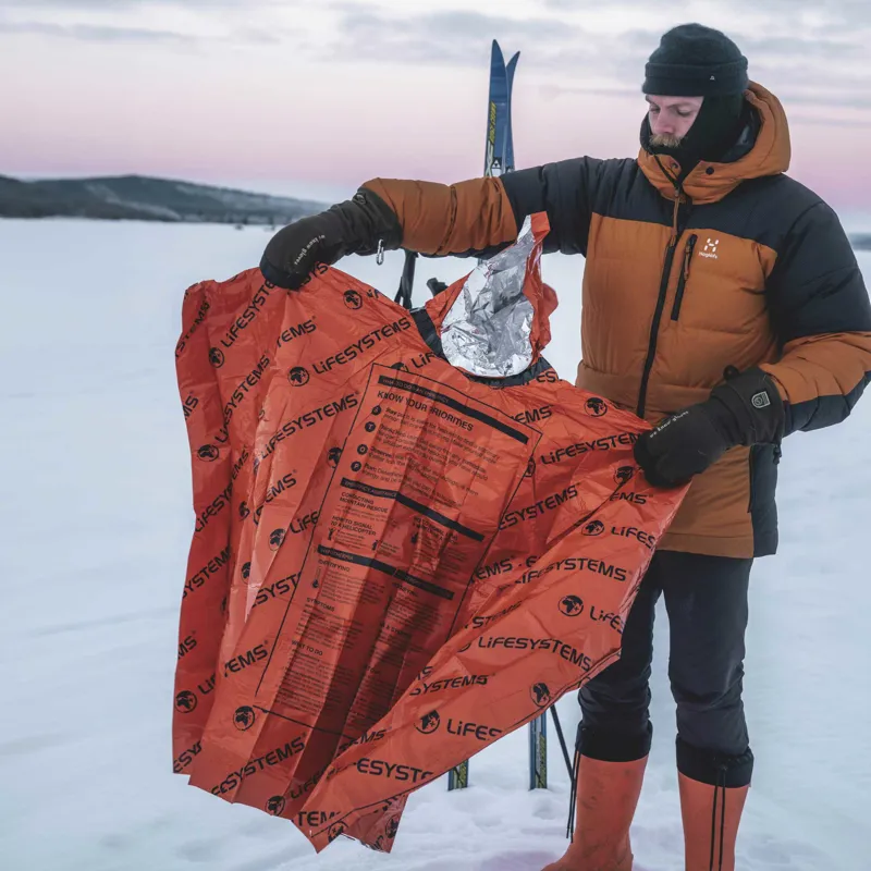 Lifesystems Heatshield Poncho in Orange-4