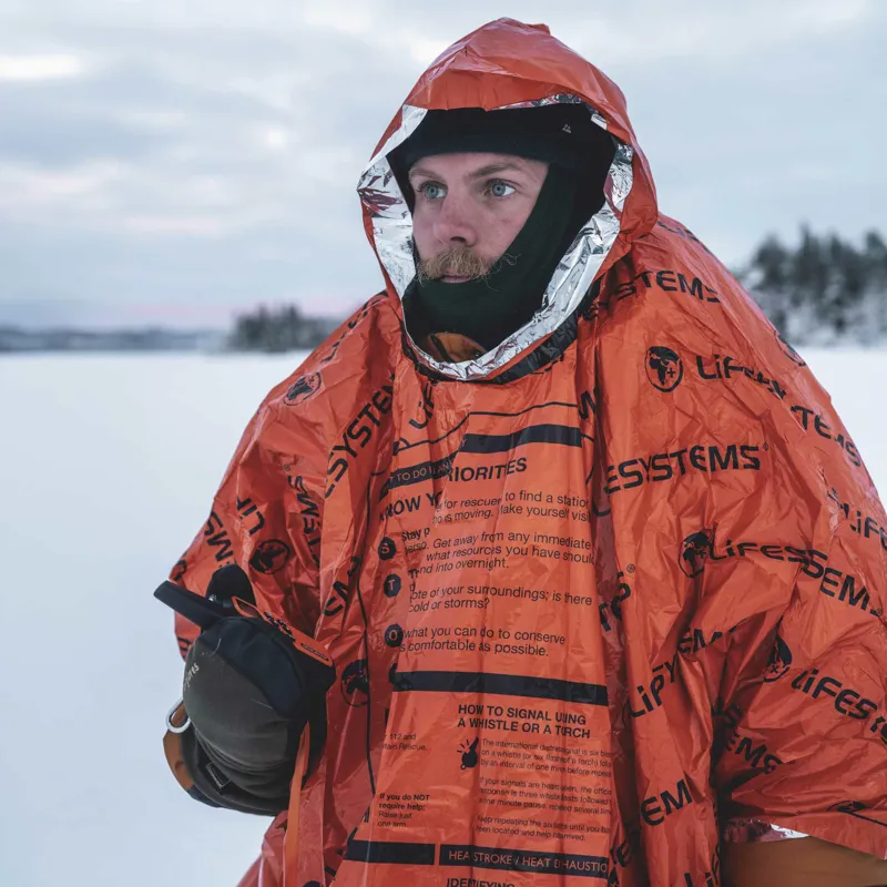 Lifesystems Heatshield Poncho in Orange-6