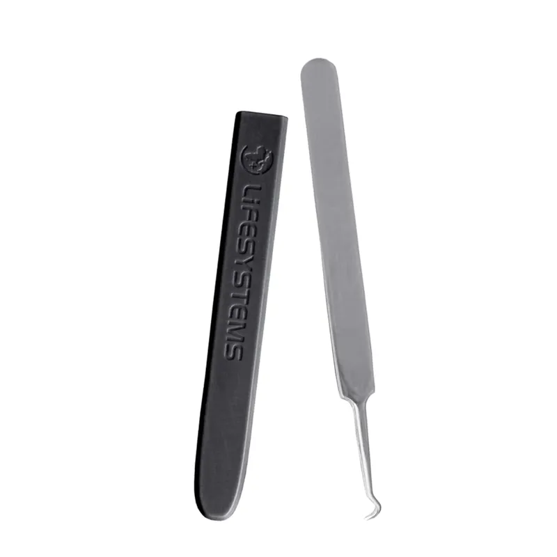 Lifesystems Tick Tweezers in Stainless Steel-1