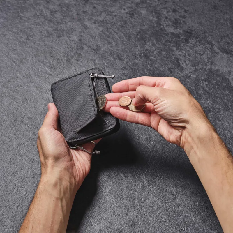 Lifeventure RFiD Bi-Fold Wallet Recycled in Grey-6