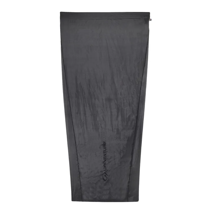 Lifeventure Silk Sleeping Bag Liner Mummy in Black-1