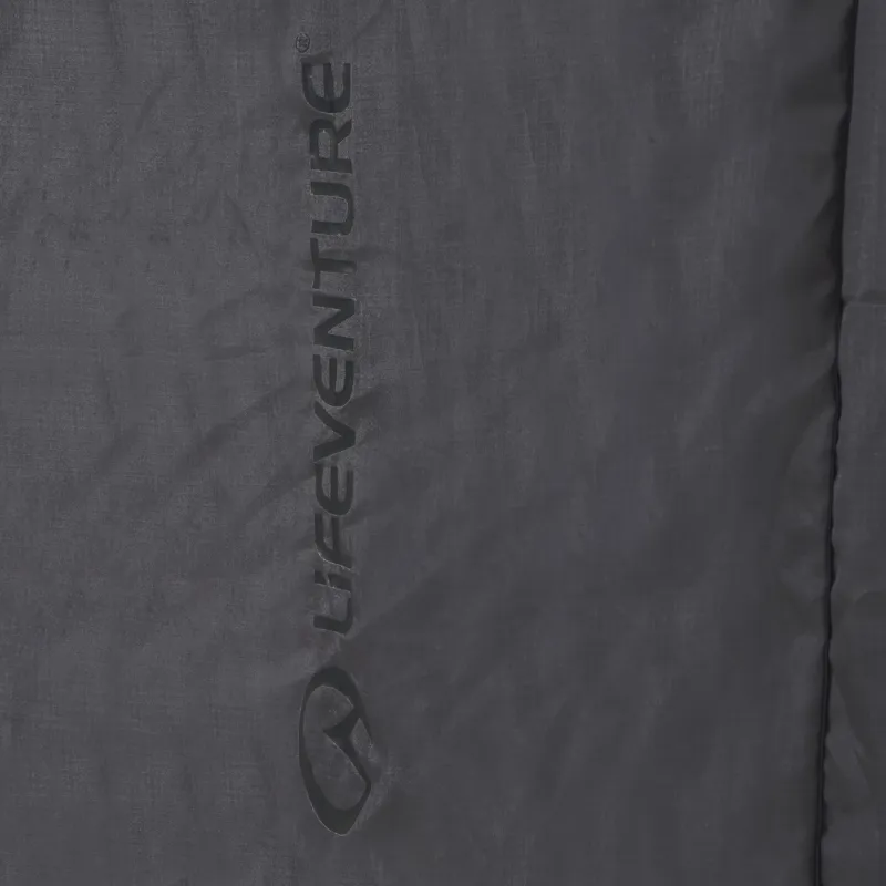 Lifeventure Silk Sleeping Bag Liner Mummy in Black-4