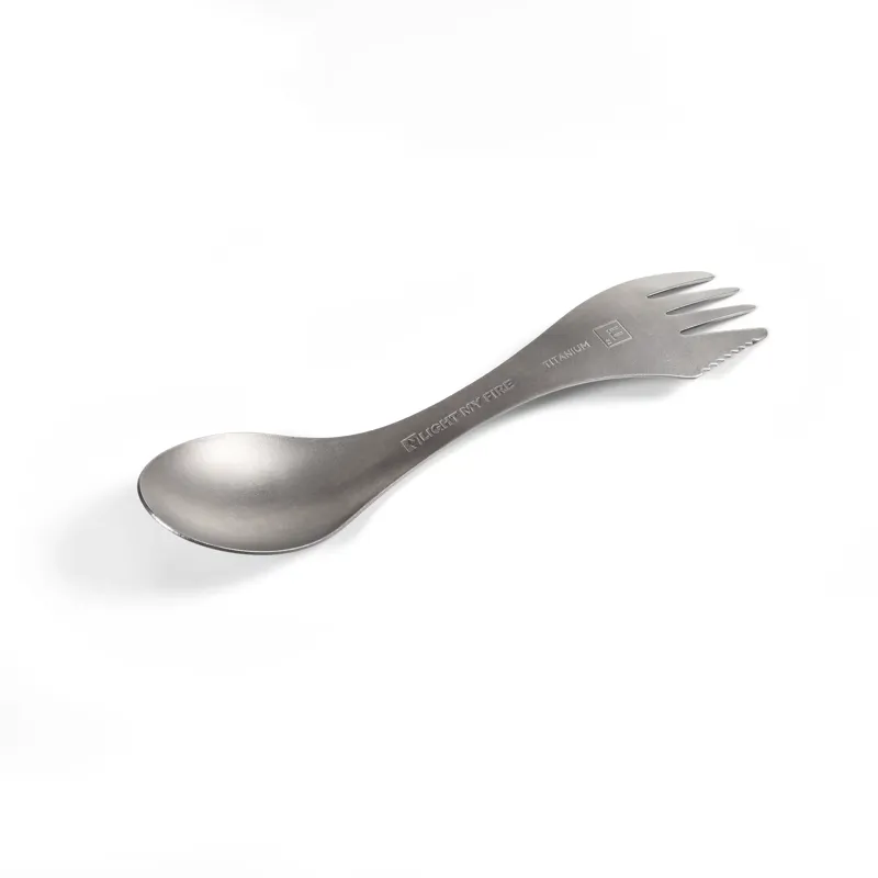 Light My Fire Spork Titanium in Silver