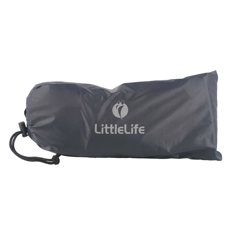 Little Life Child Carrier Rain Cover with Kick Out Leg in Black-1