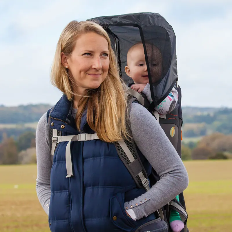 Little Life Child Carrier Sun Shade in Grey-4