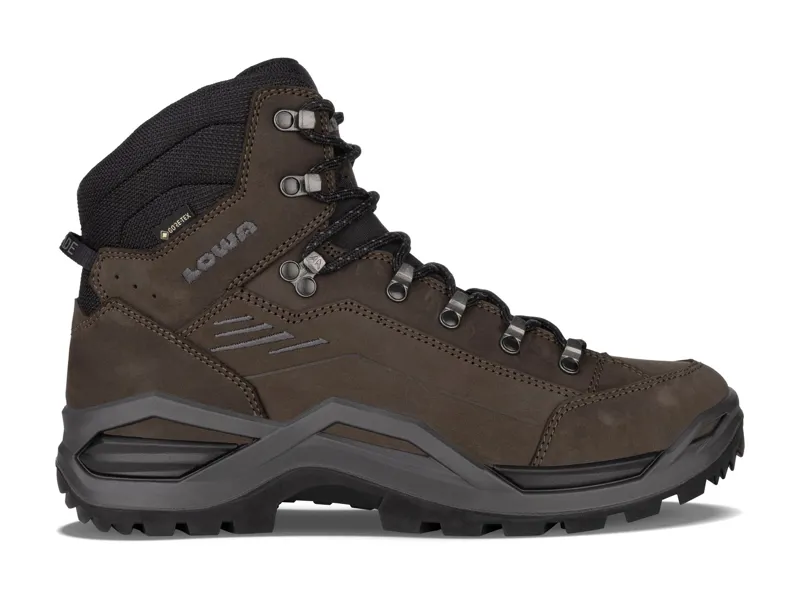 Lowa Renegade Evo GTX Mid Men's Hiking Boots in Dark Brown/Black