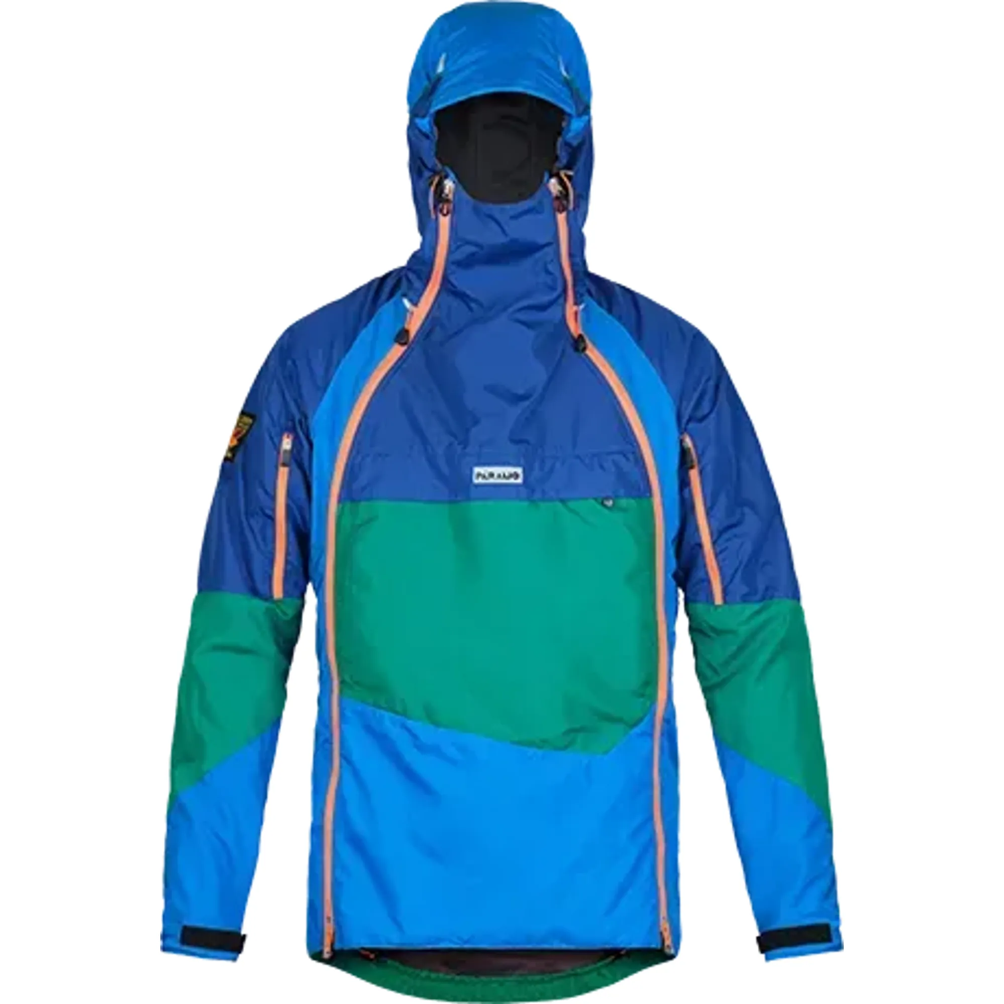 Cyan Jacket Paramo Velez Evolution Hybrid Smock Mens in Reef Blue/Cyan/Cobalt
