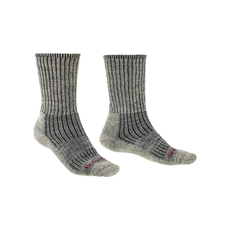Bridgedale Hike Midweight Merino Boot Mens Socks in Stone Grey