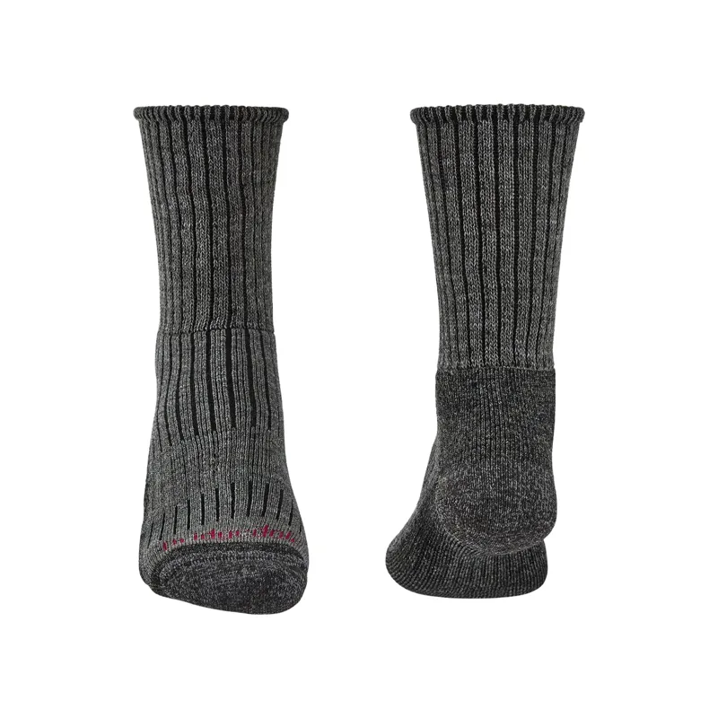 Bridgedale Hike Midweight Merino Comfort Mens Socks in Charcoal-1