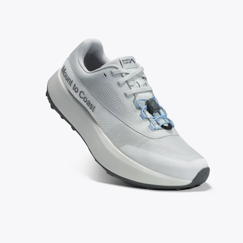 Mount To Coast H1 Road To Trail Running Shoe Womens in White Sands-3