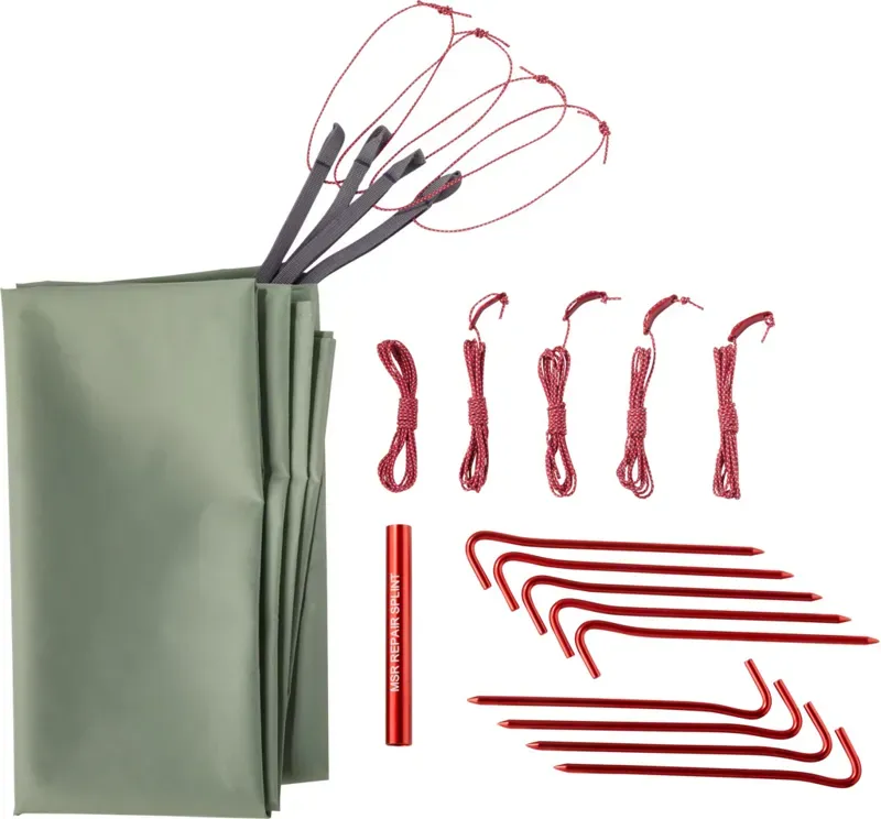MSR Elixir 1-Person Backpacking Tent with Footprint in Green-6