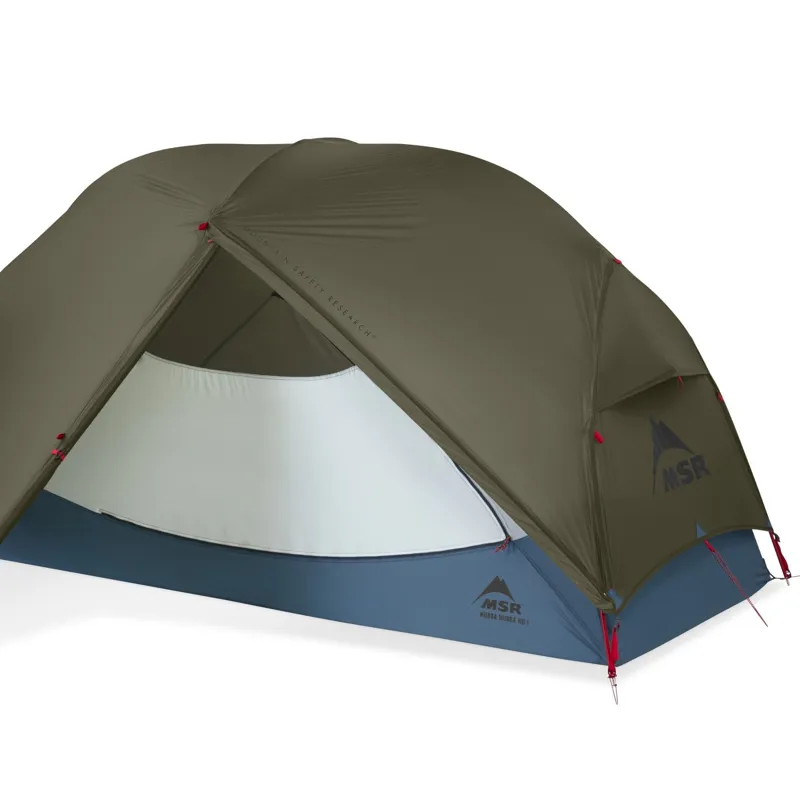 MSR Hubba Hubba HD 1-Person Backpacking Tent in Olive Night-2