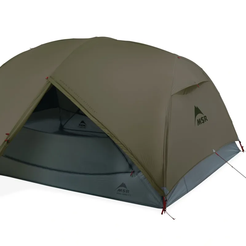 MSR Hubba Hubba LT 3-Person Backpacking Tent in Olive Night-2