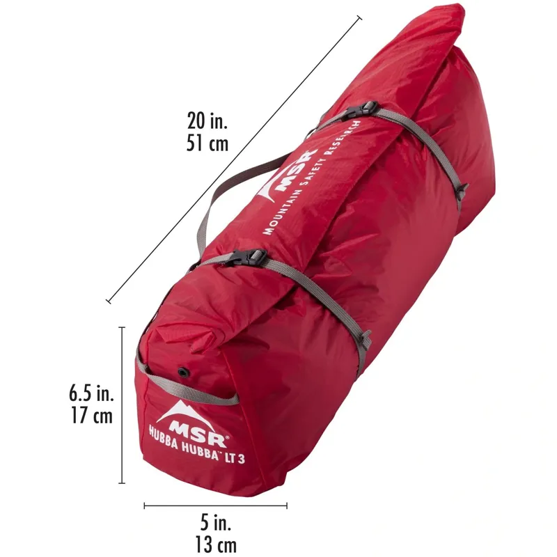 MSR Hubba Hubba LT 3-Person Backpacking Tent in Olive Night-8