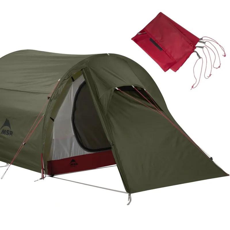 MSR Tindheim 2-Person Backpacking Tunnel Tent in Green-2