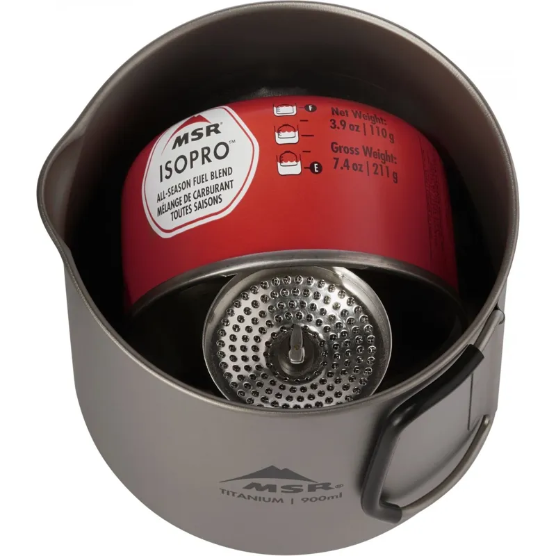 MSR Titan Kettle 900ml Titanium Water Boiler in Stainless Steel-5