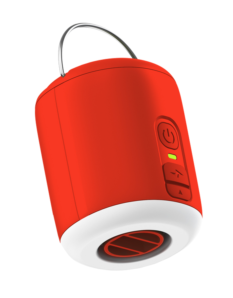 Big Agnes mtnGLO Pump and Light in Cherry Tomato