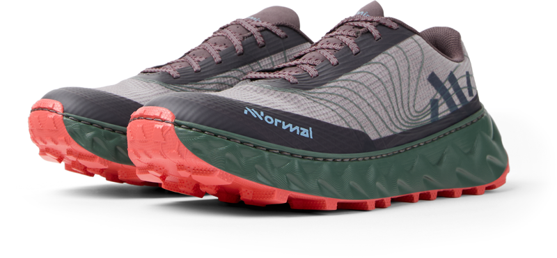 Nnormal Tomir 2.0 Trail Running Shoe Unisex in Burgundy/Obscure-6