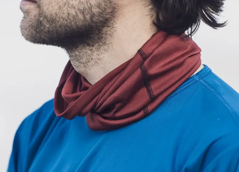 Paramo Cambia Neck Tube in Moss/Rock Stitching-2
