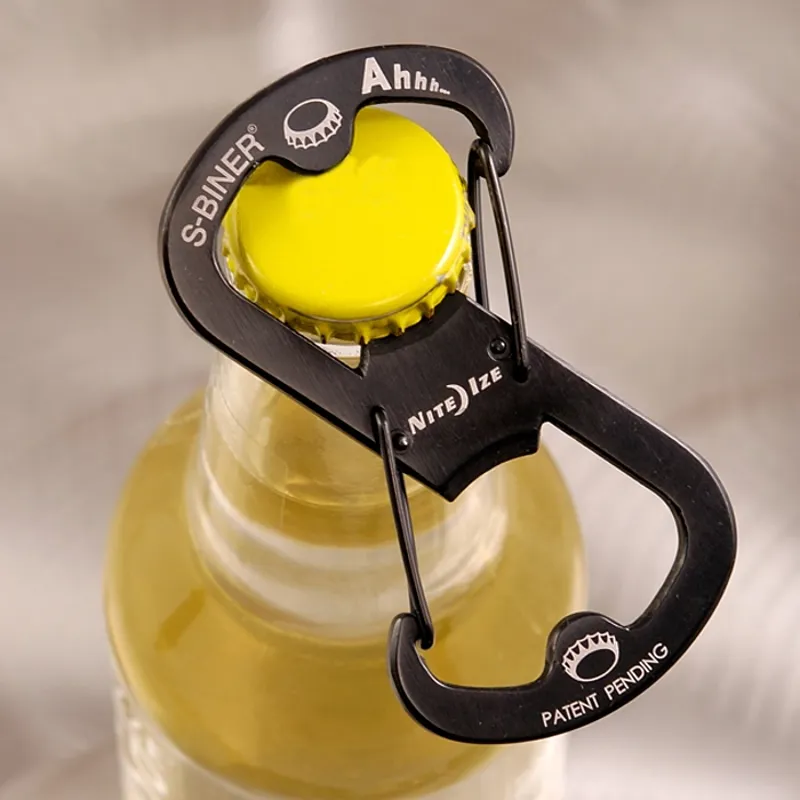 Nite Ize Ahhh S-Biner Bottle Opener in Black-2