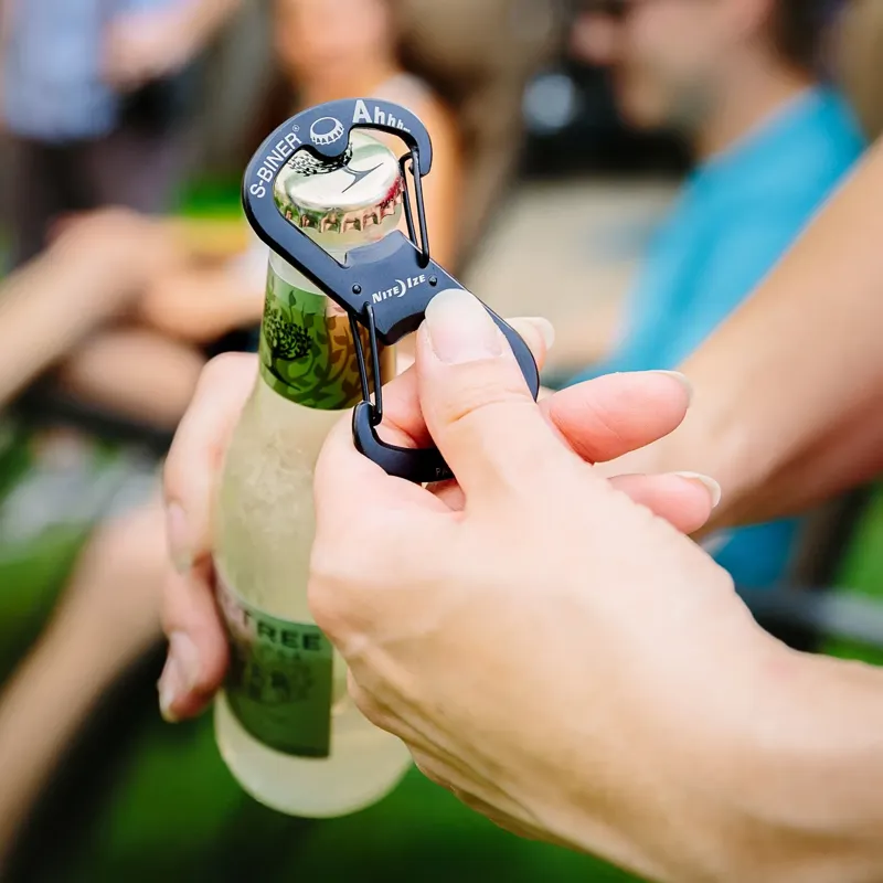 Nite Ize Ahhh S-Biner Bottle Opener in Black-3