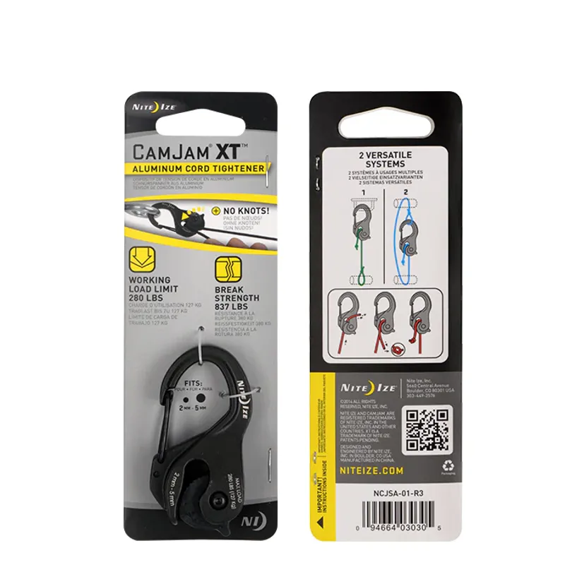 Nite Ize CamJam XT Aluminium Cord Tightener in Black-1
