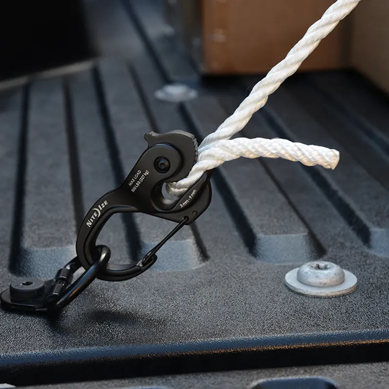 Nite Ize CamJam XT Aluminium Rope Tightener Large in Black-4