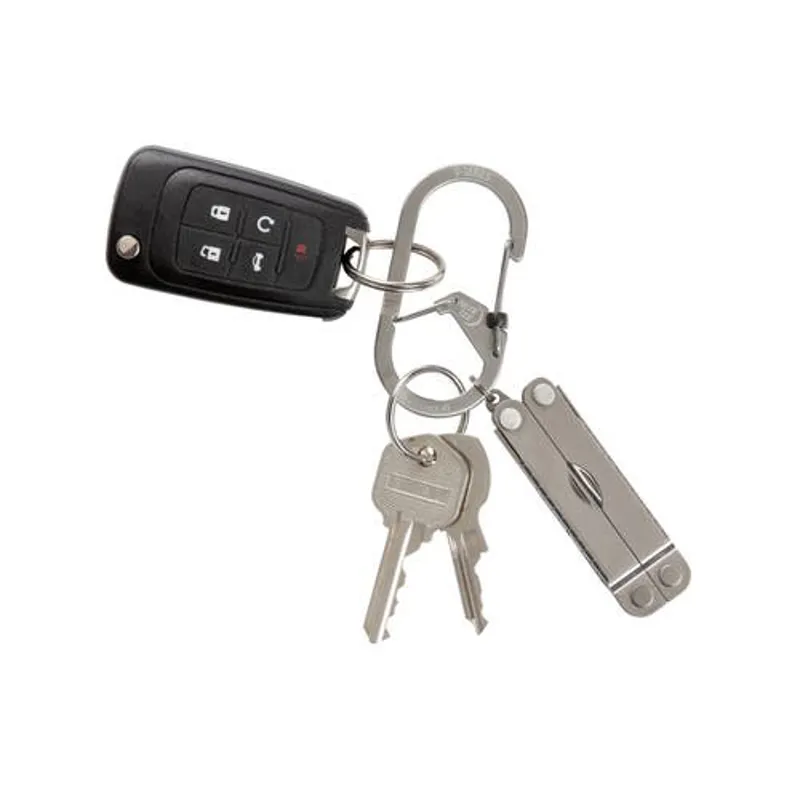Nite Ize G-Series SlideLock Dual Chamber Carabiner No3 in Stainless-2