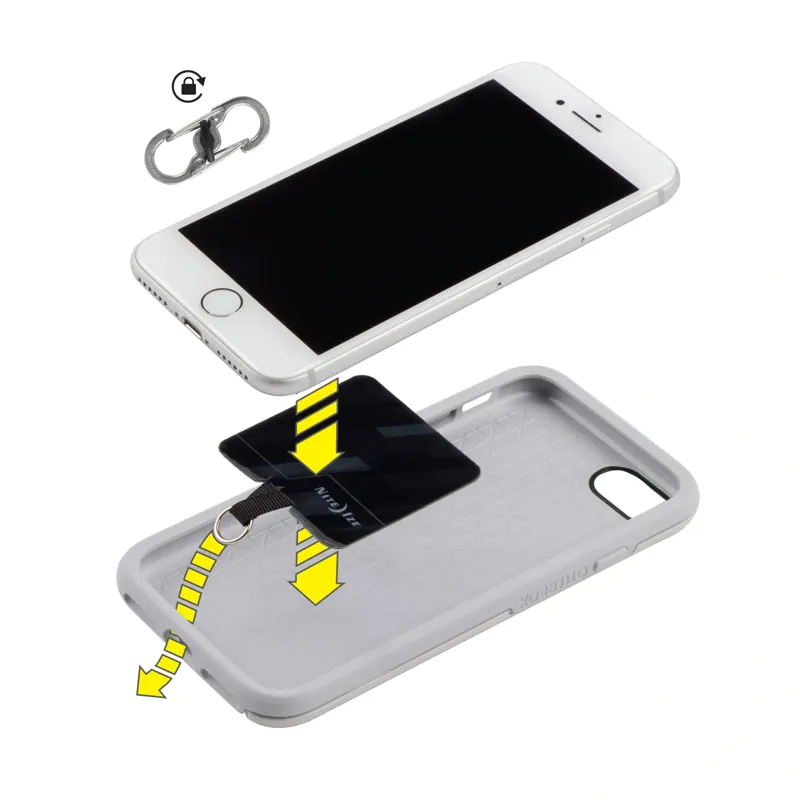 Nite Ize Hitch Phone Anchor + Tether in Black-1