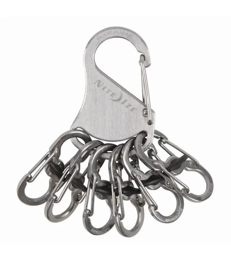 Nite Ize KeyRack Locker Steel S-Biner in Stainless Steel