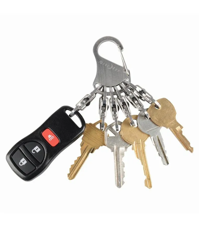 Nite Ize KeyRack Locker Steel S-Biner in Stainless Steel-1