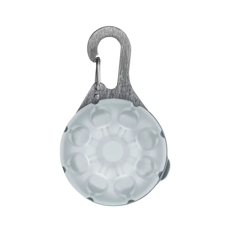 Nite Ize SpotLit Rechargeable Collar Light in Disc-O Tech in Silver