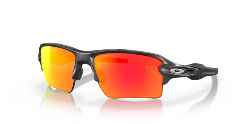 Oakley Flak 2.0 XL Sunglasses in Matte Black Camo/Prizm Ruby