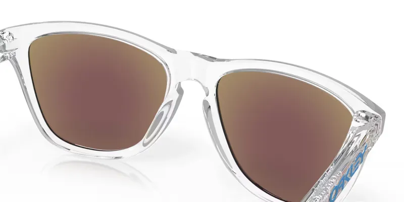 Oakley Frogskins Sunglasses in Crystal Clear/Prizm Sapphire Iridium-6