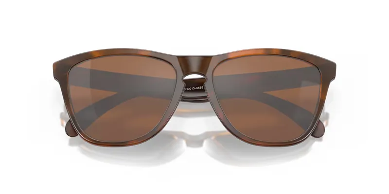 Oakley Frogskins Sunglasses in Matte Brown Tortoise/Prizm Tungsten-4