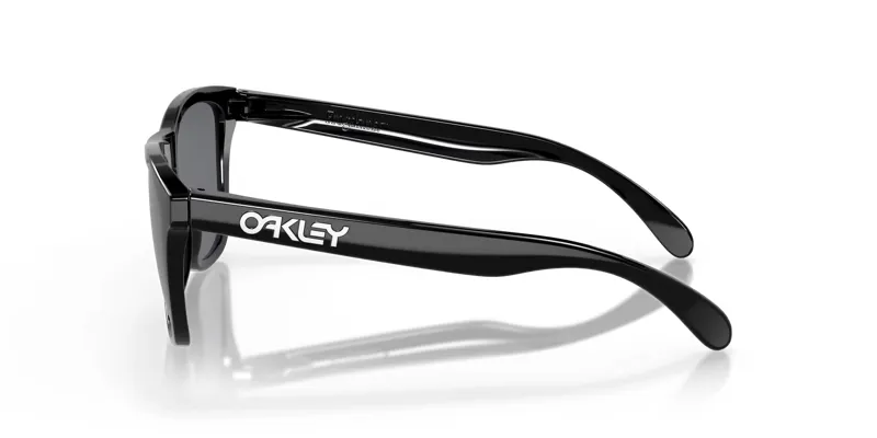Oakley Frogskins Sunglasses in Polished Black/Grey-2