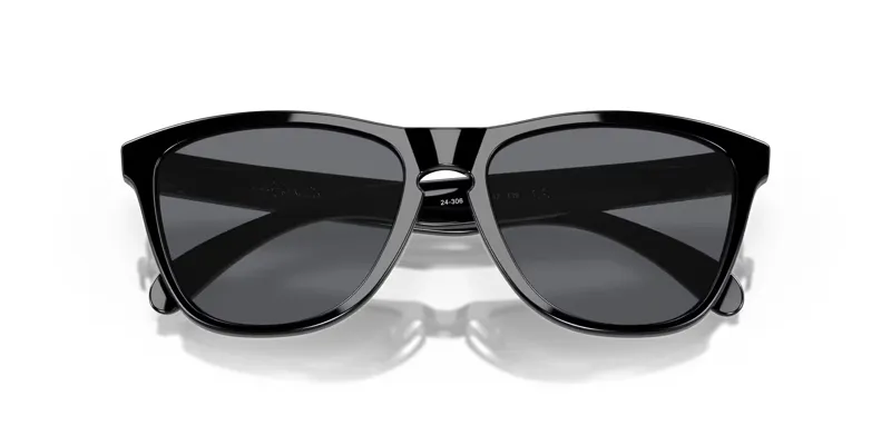 Oakley Frogskins Sunglasses in Polished Black/Grey-4