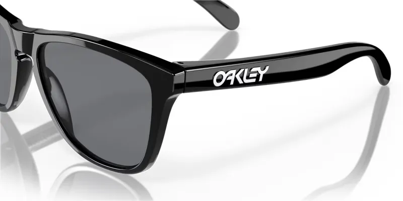 Oakley Frogskins Sunglasses in Polished Black/Grey-5