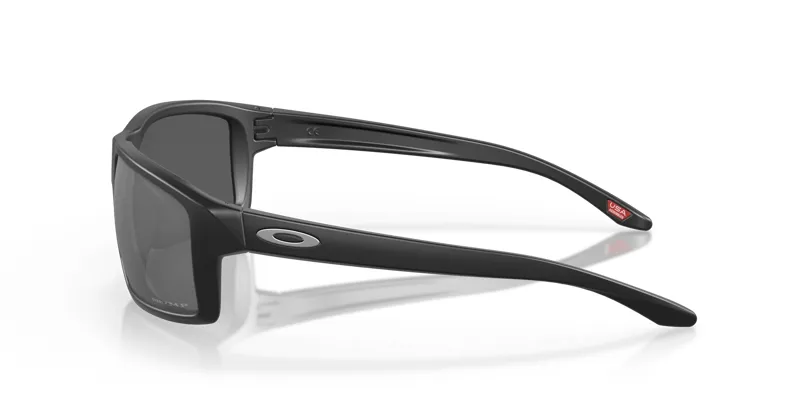 Oakley Gibston Sunglasses in Matte Black/Prizm Black Polarized-3