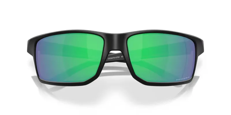 Oakley Gibston XL Sunglasses in Matte Black/Prizm Jade-4