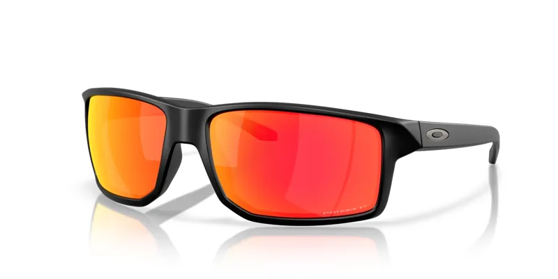 Oakley Gibston XL Sunglasses in Matte Black/Prizm Ruby Polar-1