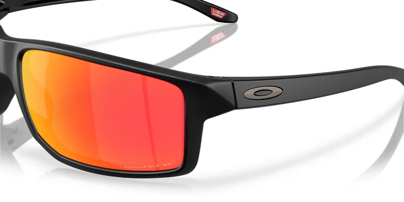 Oakley Gibston XL Sunglasses in Matte Black/Prizm Ruby Polar-5