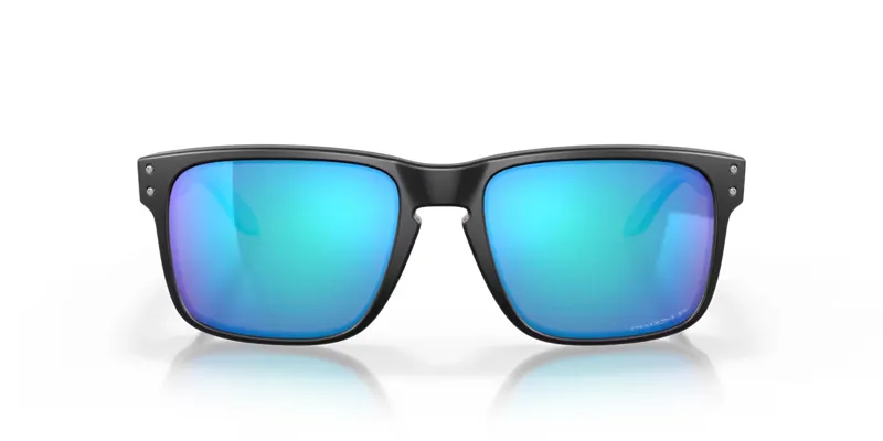 Oakley Holbrook Sunglasses in Matte Black/Prizm Sapphr Irid Polar-1