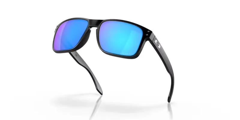 Oakley Holbrook Sunglasses in Matte Black/Prizm Sapphr Irid Polar-2