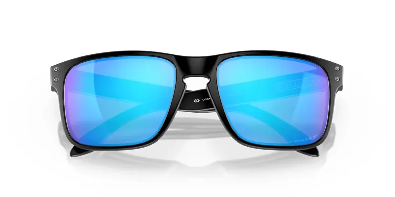 Oakley Holbrook Sunglasses in Matte Black/Prizm Sapphr Irid Polar-3