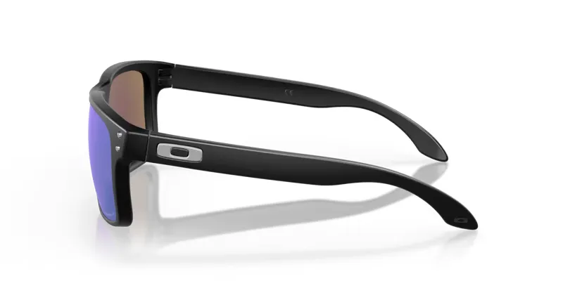 Oakley Holbrook Sunglasses in Matte Black/Prizm Sapphr Irid Polar-4