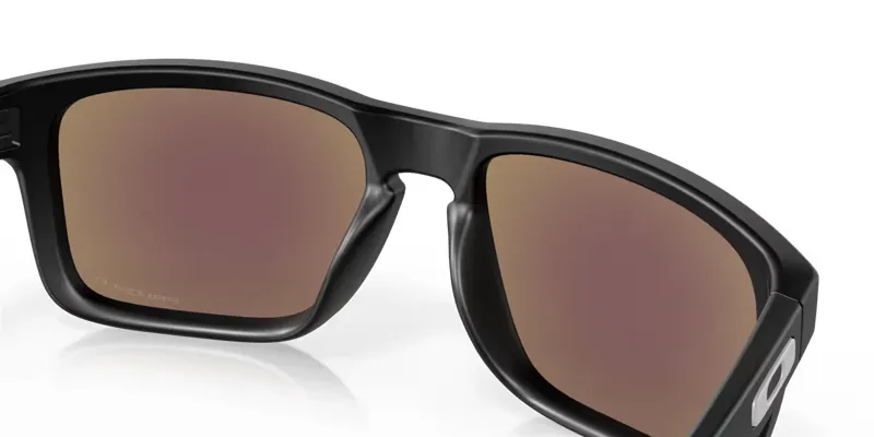 Oakley Holbrook Sunglasses in Matte Black/Prizm Sapphr Irid Polar-6
