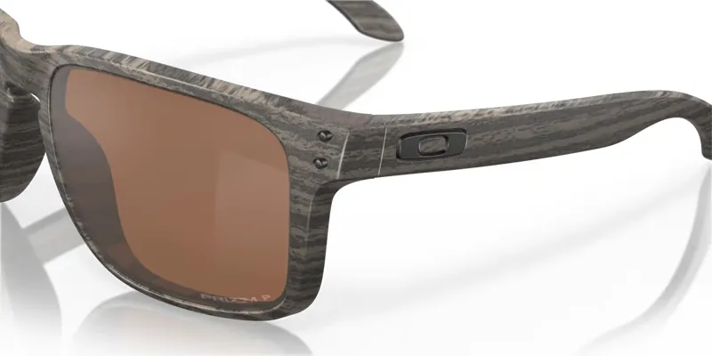 Oakley Holbrook XL Sunglasses in Woodgrain/Prizm Tungsten Polarized-5
