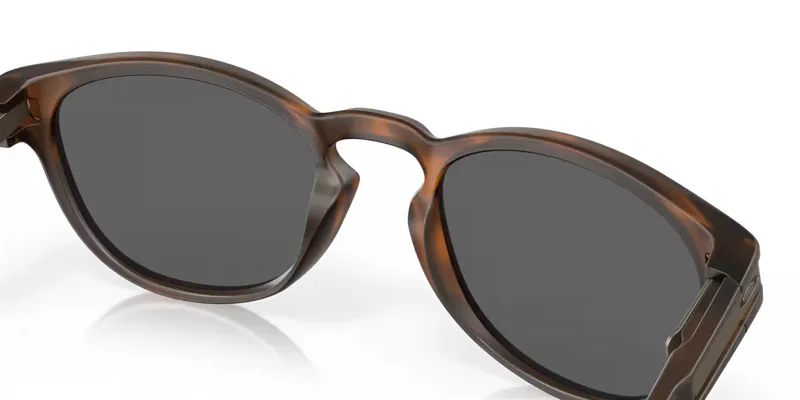 Oakley Latch Sunglasses in Matte Brown Tortoise/Prizm Black-6